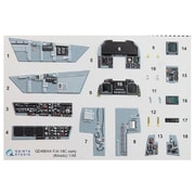 QNTD48044 F/A-18C 初期型 内装3Dデカール キネティック用 [1/48スケール エアクラフト用デカール]