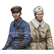 AM35283 WWII 露 ロシア戦車長セット 2体セット [1/35スケール レジン製ミリタリーフィギュア]