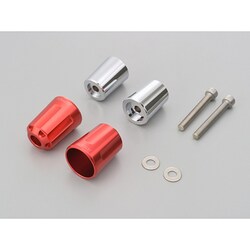 ヘビーウエイトバーエンド リボルバー KAWASAKI レッド M8 17265