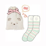 SXSOC1457J もこもこ靴下inポーチ すみっコぐらし しろくま [キャラクターグッズ]