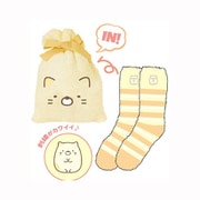 SXSOC1458J もこもこ靴下inポーチ すみっコぐらし ねこ [キャラクターグッズ]