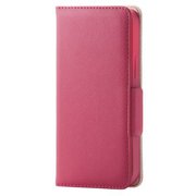 PM-A20APLFJM1PD [iPhone 12 mini 用 レザーケース/手帳型/Enchante'e/磁石付き/ディープピンク]