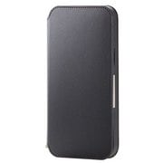 PM-A20CPLFY2BK [iPhone 12 Pro Max 用 レザーケース/手帳型/NEUTZ/磁石付き/ブラック]