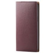 PM-A20CPLFYILBR [iPhone 12 Pro Max 用 レザーケース/手帳型/RICERCA(Coronet)/マッローネ]