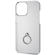 PM-A20CPVRSV [iPhone 12 Pro Max 用 ハードケース/リング付き/シルバー]
