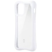 PM-A20AHVHH3CRW [iPhone 12 mini 用 ハイブリッドケース/finch/ぴったりホールド/クリアホワイト]
