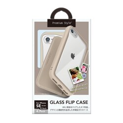 ヨドバシ Com Pga ピージーエー Pg mgf03be Iphone Se 第2世代 Iphone 8 Iphone 7 Iphone 6s Iphone 6 用 ガラスフリップケース ベージュ 通販 全品無料配達