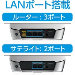 ネットギアジャパン NETGEAR Wi-Fiルーター Orbi - ヨドバシ.com