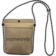 保冷ボトルホルダー付きサコッシュ maneuver ベージュ