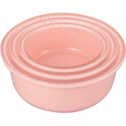 耐熱ガラス皿セット サークル ピンク