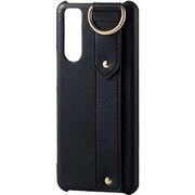 PM-X203PLOILBK [Xperia 5 II 用 レザーケース/オープン/RICERCA（Coronet）/ネロ]