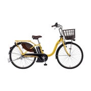 電動アシスト自転車 PAS With パス ウィズ 26型 12.3Ah 内装3段変速 スモークイエロー PA26W