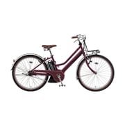 電動アシスト自転車 PAS Mina パス ミナ 26型 内装3段変速 12.3Ah バーガンディ PA26M