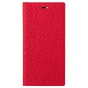 GBCSC-IP12RED [iPhone 12 Pro Max 用 German Shrunken-calf Genuine Leather Book Case レッド]