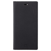 GBCSC-IP12BLK [iPhone 12 Pro Max 用 German Shrunken-calf Genuine Leather Book Case ブラック]