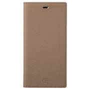 GBCSC-IP12TPE [iPhone 12 Pro Max 用 German Shrunken-calf Genuine Leather Book Case トープ]