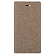 GBCSC-IP10TPE [iPhone 12 mini 用 German Shrunken-calf Genuine Leather Book Case トープ]