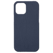 GSCSC-IP12NVY [iPhone 12 Pro Max 用 German Shrunken-calf Genuine Leather Shell Case ネイビー]