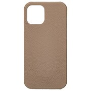 GSCSC-IP12TPE [iPhone 12 Pro Max 用 German Shrunken-calf Genuine Leather Shell Case トープ]
