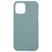 GSCSC-IP12BBL [iPhone 12 Pro Max 用 German Shrunken-calf Genuine Leather Shell Case ベビーブルー]