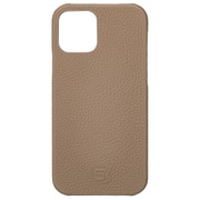 GSCSC-IP11TPE [iPhone 12/iPhone 12 Pro 用 German Shrunken-calf Genuine Leather Shell Case トープ]