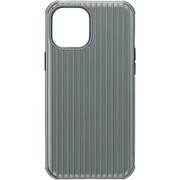 CHCRS-IP12GRY [iPhone 12 Pro Max 用 Rib-Slide Hybrid Shell Case グレー]