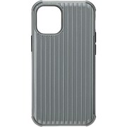 CHCRS-IP10GRY [iPhone 12 mini 用 Rib-Slide Hybrid Shell Case グレー]