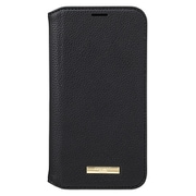 CBCSH-IP11BLK [iPhone 12/iPhone 12 Pro 用 Shrink PU Leather Book Case ブラック]