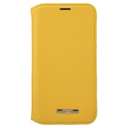 CBCSH-IP11LMN [iPhone 12/iPhone 12 Pro 用 Shrink PU Leather Book Case レモン]
