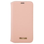 CBCSH-IP11PNK [iPhone 12/iPhone 12 Pro 用 Shrink PU Leather Book Case ピンク]