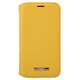 CBCSH-IP10LMN [iPhone 12 mini 用 Shrink PU Leather Book Case レモン]