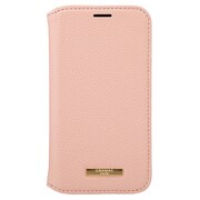 CBCSH-IP10PNK [iPhone 12 mini 用 Shrink PU Leather Book Case ピンク]