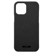 CSCEP-IP12BLK [iPhone 12 Pro Max 用 EURO Passione PU Leather Shell Case ブラック]