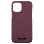 CSCEP-IP11BRD [iPhone 12/iPhone 12 Pro 用 EURO Passione PU Leather Shell Case バーガンディ]
