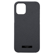 CSCEP-IP10DNV [iPhone 12 mini 用 EURO Passione PU Leather Shell Case Dネイビー]