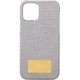 CSCCE-IP11APR [iPhone 12/iPhone 12 Pro 用 Croco Embossed PU Leather Shell Case アッシュパープル]