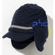Ski Maskman Bs Earflapbeanie PSAG8HW86 DARK NAVY KFサイズ [ニットキャップ ビーニー ジュニア]