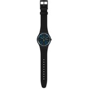 腕時計 SWATCH BLACK RAILS 並行輸入品 1年保証 SUOB731