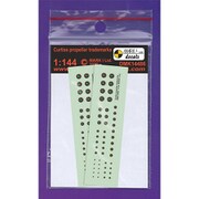 MKMDMK14486 1/144 エアクラフト用デカール カーチス エレクトリック プロペラ マーク（6種、2枚入り） [ディテールアップパーツ]