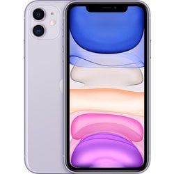 極美品　iPhone 11 パープル 64 GB SIMフリー