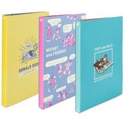 ディズニーミッキー&フレンズ レトロポップデザイン A4 3冊パック 数量限定 No.021-D
