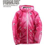 PEANUTS SNOOPY スヌーピー×VESPベスプ SNOW JACKET VSJJ1002 ピンク（タイダイ） 130サイズ [スキーウェア ジャケット ジュニア]