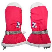 PEANUTS SNOOPY スヌーピー×VESPベスプ SNOW MITTEN GLOVE VSJG1002 マゼンダ ジュニアLサイズ [スキーグローブ ジュニア]