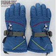 PEANUTS SNOOPY スヌーピー×VESPベスプ SNOW GLOVE VPJG19-02SNP サックス ジュニアSサイズ [スキーグローブ ジュニア]