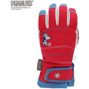 PEANUTS SNOOPY スヌーピー×VESPベスプ SNOW GLOVE VSJG1007 マゼンダ ジュニアLサイズ [スキー グローブ ジュニア]