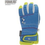 PEANUTS SNOOPY スヌーピー×VESPベスプ SNOW GLOVE VSJG1007 サックス ジュニアLサイズ [スキー グローブ ジュニア]