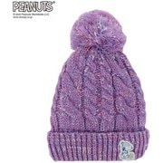 PEANUTS SNOOPY スヌーピー×VESPベスプ WAPPEN BONBON BEANIE VSJB1001 ラベンダー ジュニアフリーサイズ [ビーニー ジュニア]