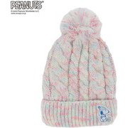 PEANUTS SNOOPY スヌーピー×VESPベスプ WAPPEN BONBON BEANIE VSJB1001 ホワイト ジュニアフリーサイズ [ビーニー ジュニア]