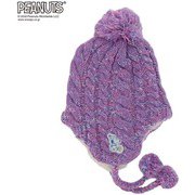 PEANUTS SNOOPY スヌーピー×VESPベスプ BONBON EAR COVER BEANIE VSJB1002 ラベンダー ジュニアフリーサイズ [ビーニー ジュニア]