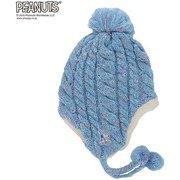 PEANUTS SNOOPY スヌーピー×VESPベスプ BONBON EAR COVER BEANIE VSJB1002 サックス ジュニアフリーサイズ [ビーニー ジュニア]